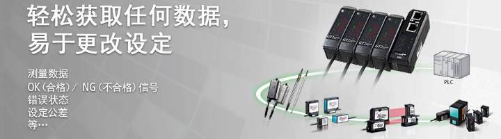 輕松獲取任何數(shù)據(jù)，易于更改設(shè)定 [測量數(shù)據(jù)] [OK（合格）/ NG（不合格）信號] [錯誤狀態(tài)] [設(shè)定公差] 等…